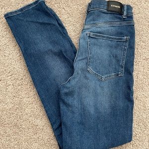 Express Jeans - Slim Ankle, Super High Rise in size 4 Long